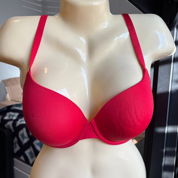 Victoria's Secret t-shirt push up 36DDD 36F 80 - Picture 1 of 3